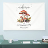 Banderoles Invitation Baby shower de champignons, Baby shower (Salon professionnel)