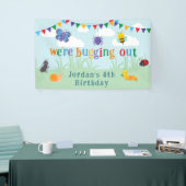 Banderoles Invitation d'anniversaire de bugs, jolie fête de b (Salon professionnel)