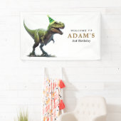 Banderoles Invitation d'anniversaire de dinosaure, Anniversai (En situation)