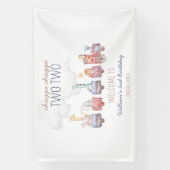 Banderoles Invitation d'anniversaire "Toy Train All Aboard", (Verticale)