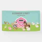 BANDEROLES INVITATION DU PARTI PINK FARM (Horizontal)