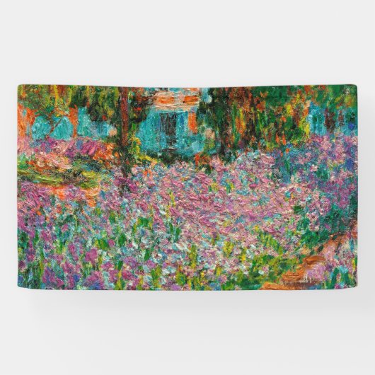 Banderoles Irises Monet Garden Fleurs Giverny (Horizontal)