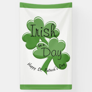 Banderoles Irlandais pour une journée Joyeuse Saint-Patrick C