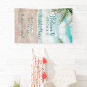 Banderoles Island Breeze Tropical Beach Fête des mariées Bien (En situation)