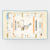 Banderoles It’s ONE Silly Goose Retro 1st Birthday Fun Modern (Horizontal)