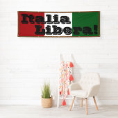 Banderoles Italia Libera (En situation)