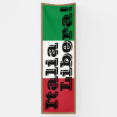 Banderoles Italia Libera (Vertical)