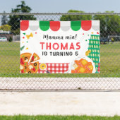 Banderoles Italian Birthday Party backdrop (Insitu)