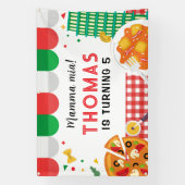 Banderoles Italian Birthday Party backdrop (Verticale)