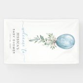 Banderoles It's A Boy Blue Balloon Baby Shower Welcome (Horizontal)