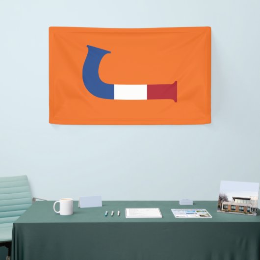 Banderoles J Monogramme superposé sur le drapeau NLD sur ou b (Salon professionnel)