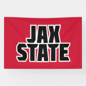 Banderoles Jacksonville State University JAX STATE Bold Text (Horizontal)