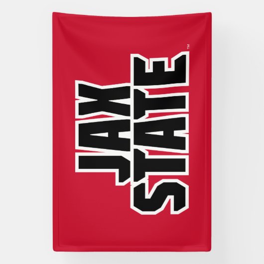 Banderoles Jacksonville State University JAX STATE Bold Text (Verticale)