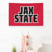 Banderoles Jacksonville State University JAX STATE Bold Text (Insitu)