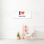 BANDEROLES J'ADORE LE JUS D'ORANGE (En situation)