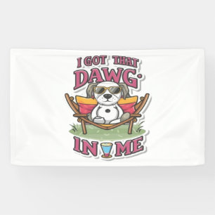 Banderoles J'Ai Ce Chien En Moi, T-shirt Classique (7)