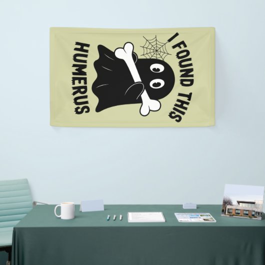 Banderoles J'Ai Trouvé Ce Fantôme D'Halloween Humerus (Salon professionnel)