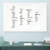 Banderoles "J'ai trouvé celui que mon âme aime" Mariage (Salon professionnel)