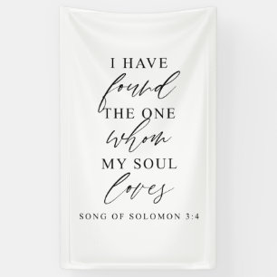 Banderoles J'ai Trouvé le Décor de Fond de Mariage Unique