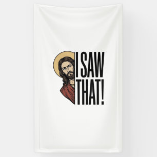 Banderoles J'ai vu ce dessin graphique religieux amusant_1