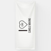 BANDEROLES J'AIME FAIRE DES BOUGIES (Vertical)