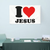 Banderoles J'aime Jésus (Salon professionnel)