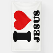 Banderoles J'aime Jésus (Vertical)