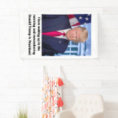 Banderoles J'aime me réveiller le matin populaire (En situation)