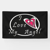 Banderoles J'aime mon Ange (Horizontal)