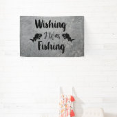 Banderoles J'aimerais pêcher une citation drôle (Insitu)