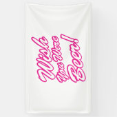 Banderoles J'Aimerais Que Tu Sois Bière ! (Vertical)