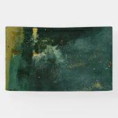 Banderoles James Whistler - Nocturne en noir et or (Horizontal)