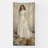 Banderoles James Whistler - Symphonie en blanc no 1 (Verticale)