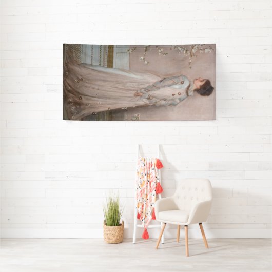 Banderoles James Whistler - Symphonie en couleur chair et ros (Insitu)