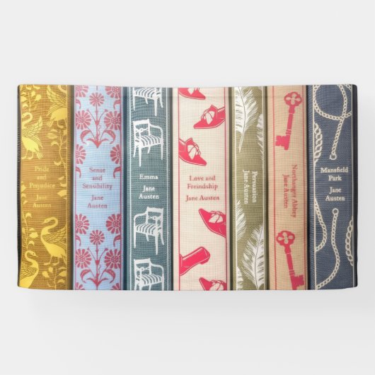 Banderoles Jane Austen's Novels (Horizontal)