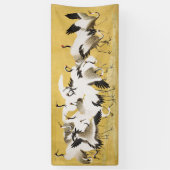 Banderoles Japanese Cranes Vintage Bird Classic (Vertical)
