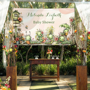 Banderoles Jardin de Chenille Mignonne Fête de Bébé