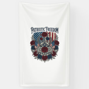 Banderoles Jardin de roses patriotique