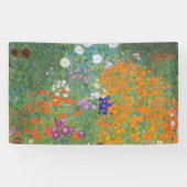 Banderoles Jardin des fleurs (par Gustav Klimt) (Horizontal)