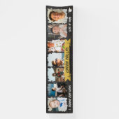 Banderoles Jaune Cool Chalkboard Jalon Photos Graduation (Verticale)