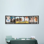 Banderoles Jaune Cool Chalkboard Jalon Photos Graduation (Salon professionnel)