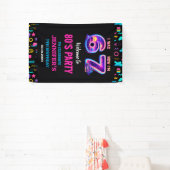 Banderoles J'avais 6 ans Maintenant j'ai 7 ans Neon Rétro 7èm (Insitu)