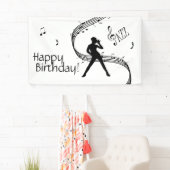 Banderoles Jazz Dance Music (En situation)