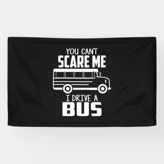 Banderoles Je Conduis Un Bus (Horizontal)