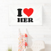 BANDEROLES JE L'AIME (En situation)