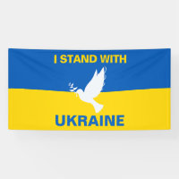 Je me tiens avec l'Ukraine Pavillon ukrainien Dove