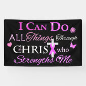 BANDEROLES JE PEUX FAIRE TOUTES LES CHOSES PAR LE CHRIST (Horizontal)