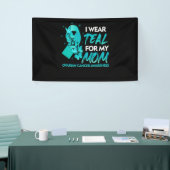 Banderoles Je Porte Un Turquoise Pour Ma Mère Sensibilisation (Salon professionnel)