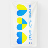 Banderoles Je Suis Avec L'Ukraine (Vertical)