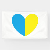 Banderoles Je Suis Du Coeur De L'Ukraine (Horizontal)